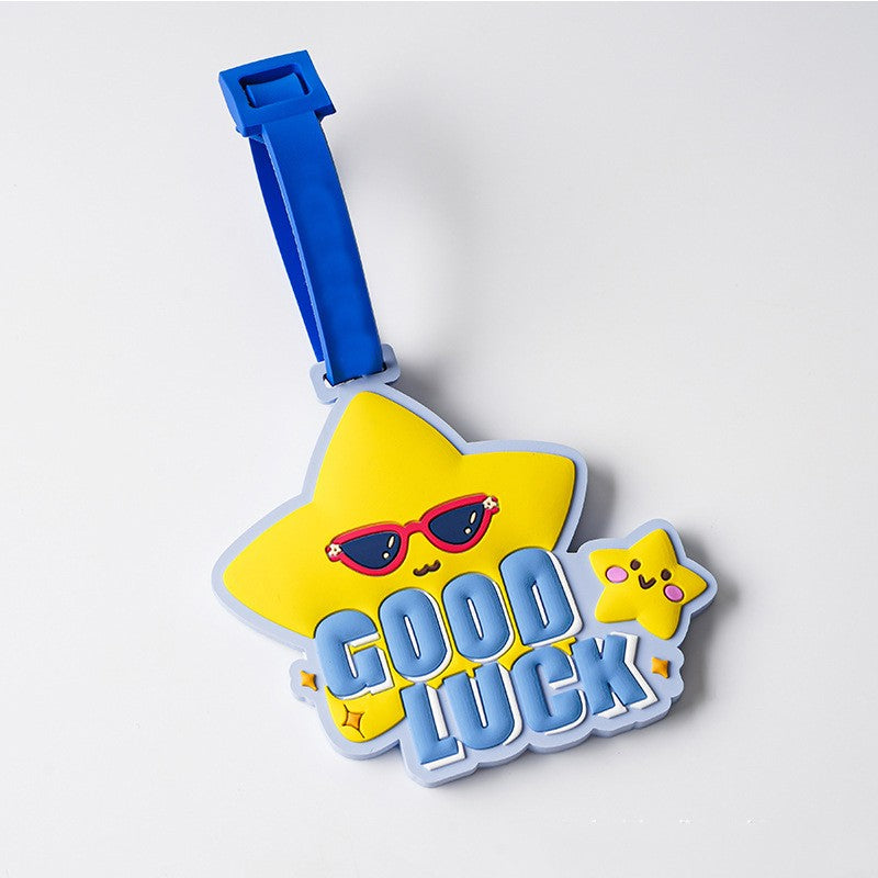 Custom Raised 3D Soft PVC Luggage Tag For Suitcase Travel Baggage Identification