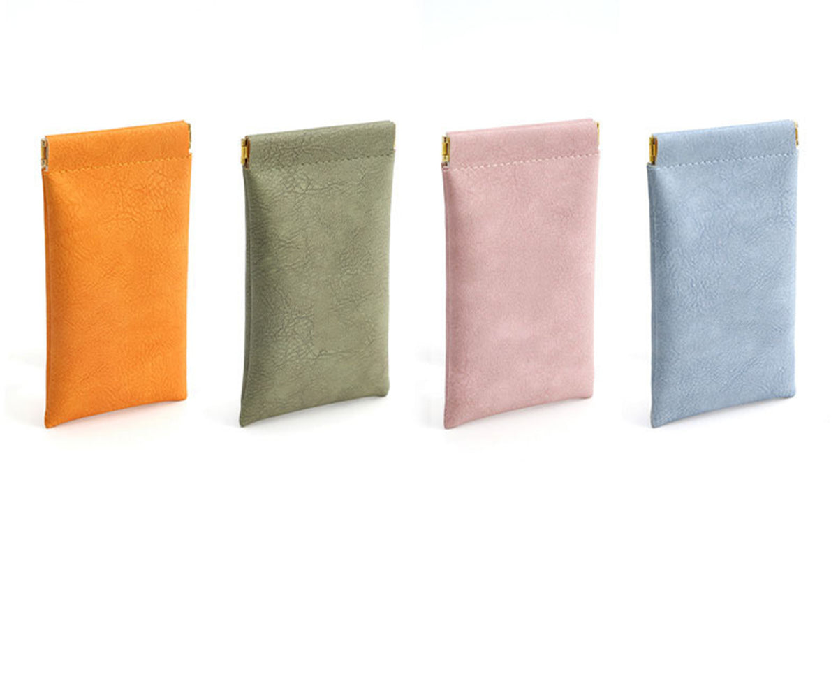 Fasten Top PU Sunglasses Pouch