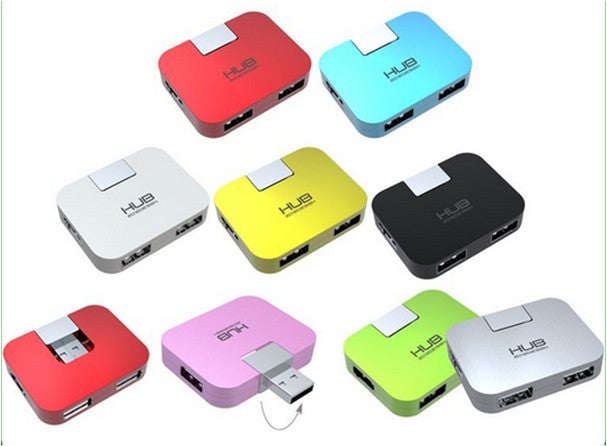 Portable 4-Port USB Hub