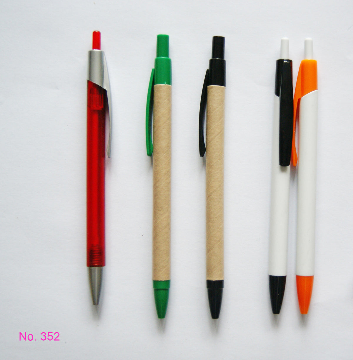 Kraft Barrel Retractable Ballpoint Pen
