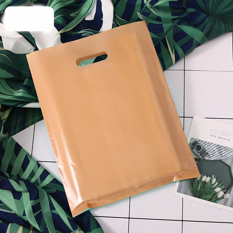 9"x12" 2.4mil Merchandise Bag W/ Die Cut Handle for Boutique Bag Shopping Clothes Packaging Bag