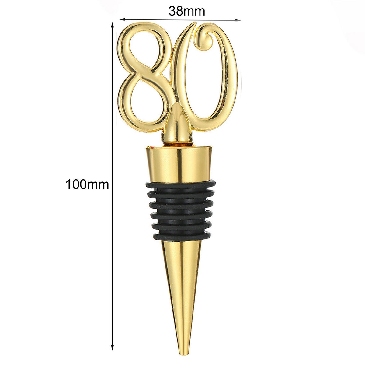 80th Wine Stopper Wine Stopper Birthday Party Souvenirs for Guests