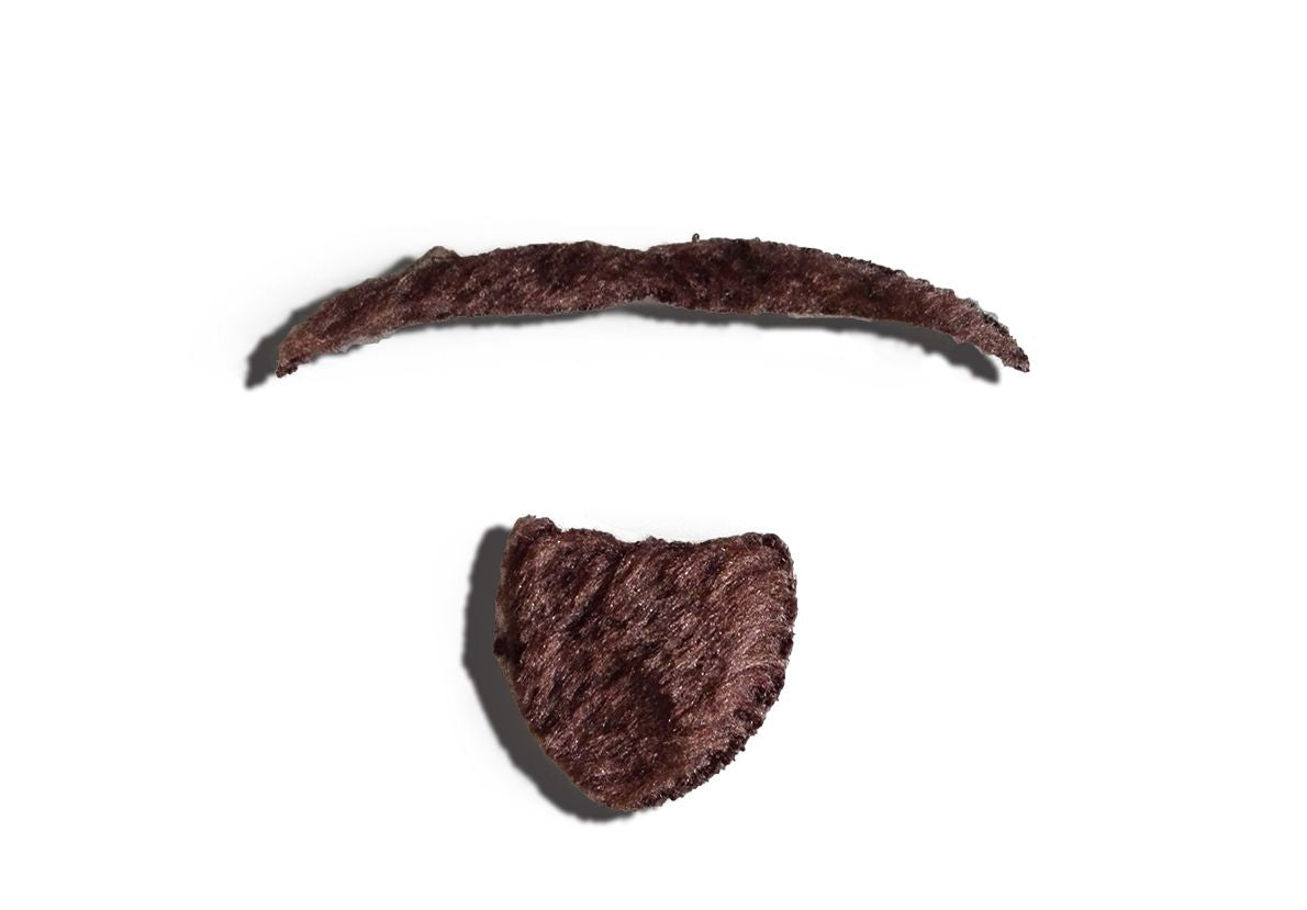 Thin Faux Mustache w/Goatee