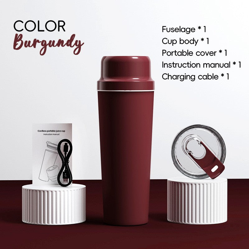 Portable Blender Stainless Steel Cup Electric USB Juicer Blender For Shakes Smoothies And Juice