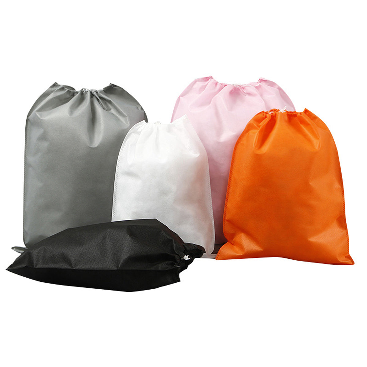 10" x 14.2" Non-Woven Drawstring Bag Travel Shoe Bag Dust Bags