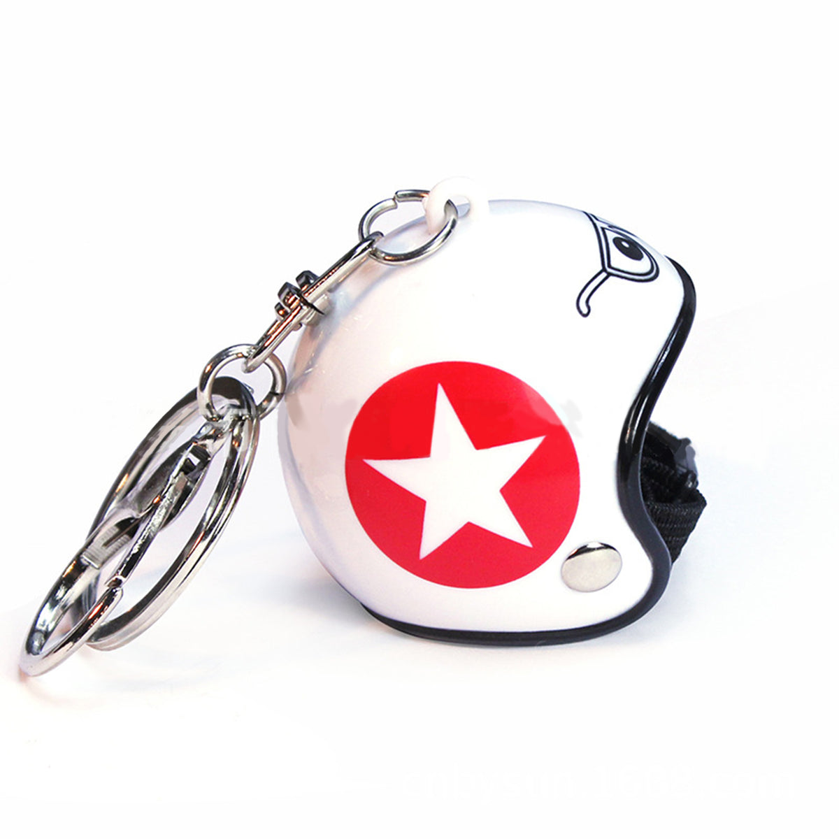 Custom Star Motorcycle Helmet Keychain Phone Pendant Bag Keyring Bag Pendant Charm Accessories