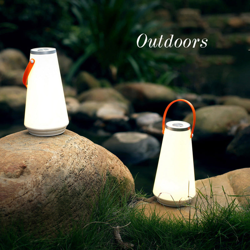 Touch Sensor LED Night Light Outdoor Camping Lamp With Handle