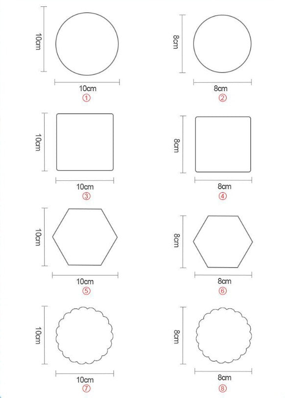 Full Color Custom Shaped Paper Coaster