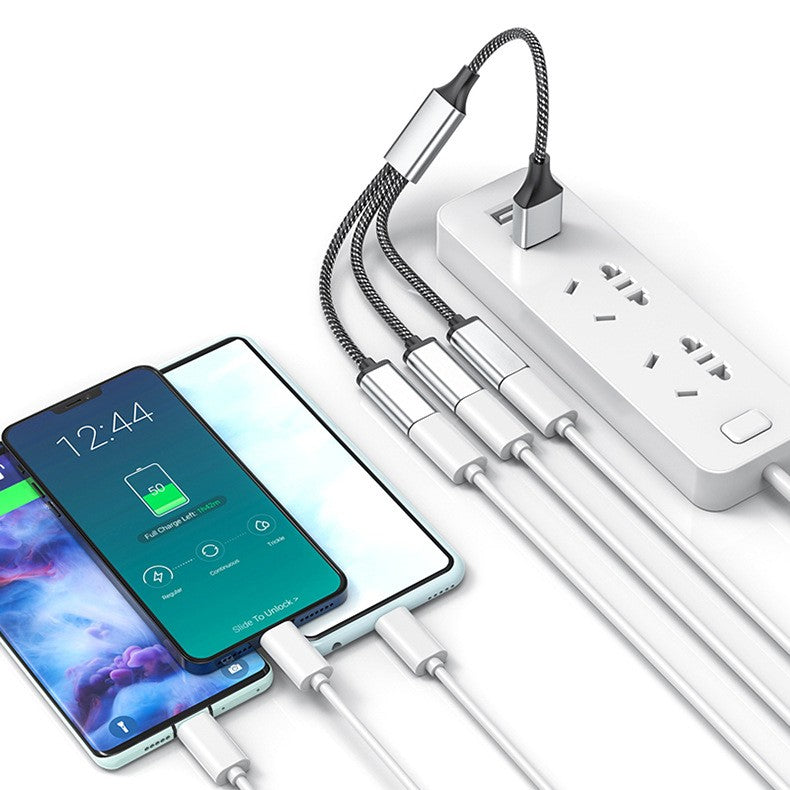 3" 1 USB Splitter Cable, Portable USB Hub for Charging, Data Transfer, Laptop