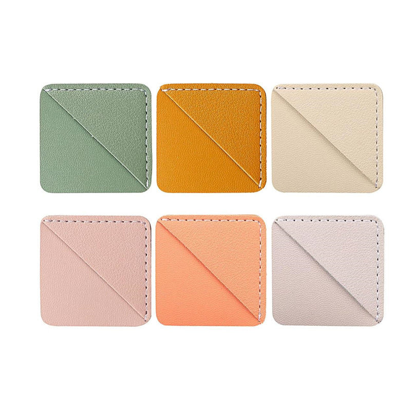 Leatherette Square Page Corner Bookmark for Reading Lover, Reader, Book Worm, Student