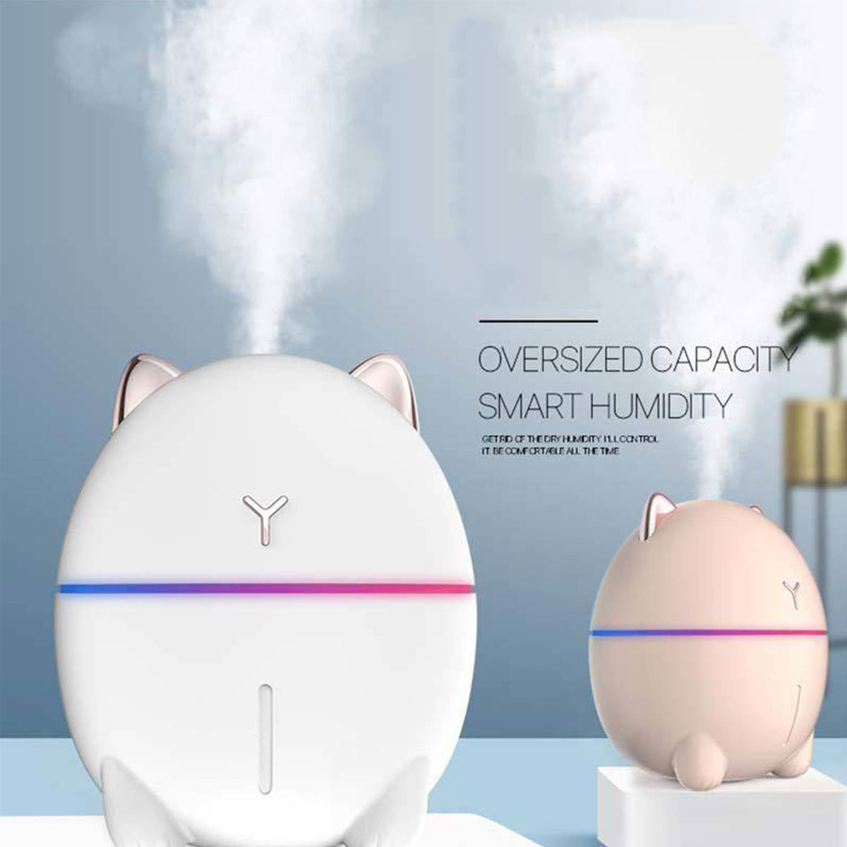 300ml Cat Air Humidifier w/Night Light