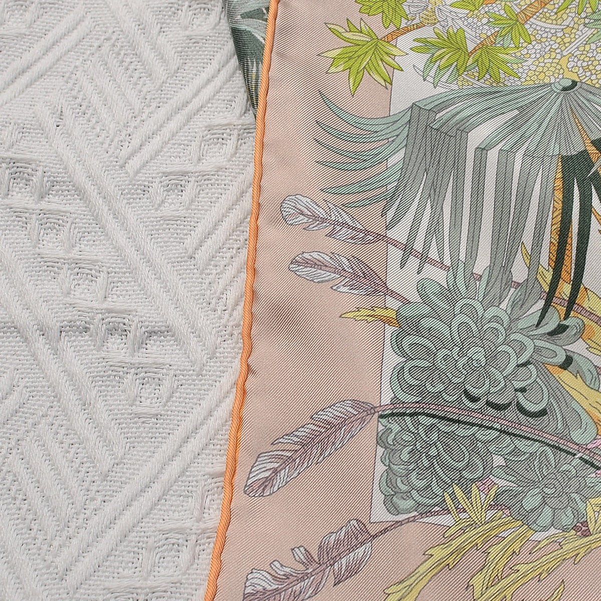 Custom 34.6" x 34.6" 100% Mulberry Silk Neck Scarf Silk w/ Hand-Rolled Edges