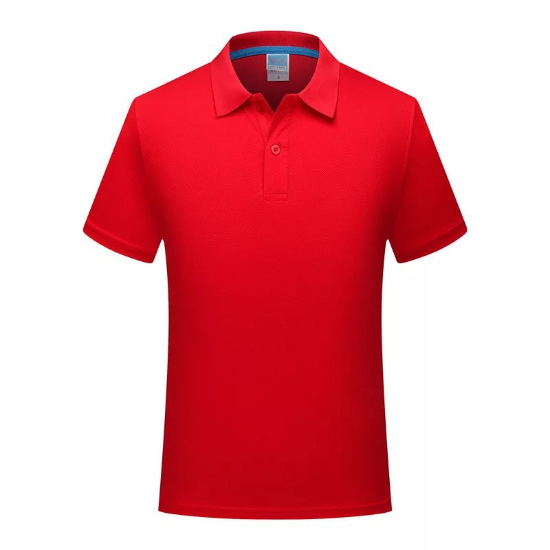 Men's 6 oz. Regular-fit Short-Sleeve Polyester Lapel Polo Shirt