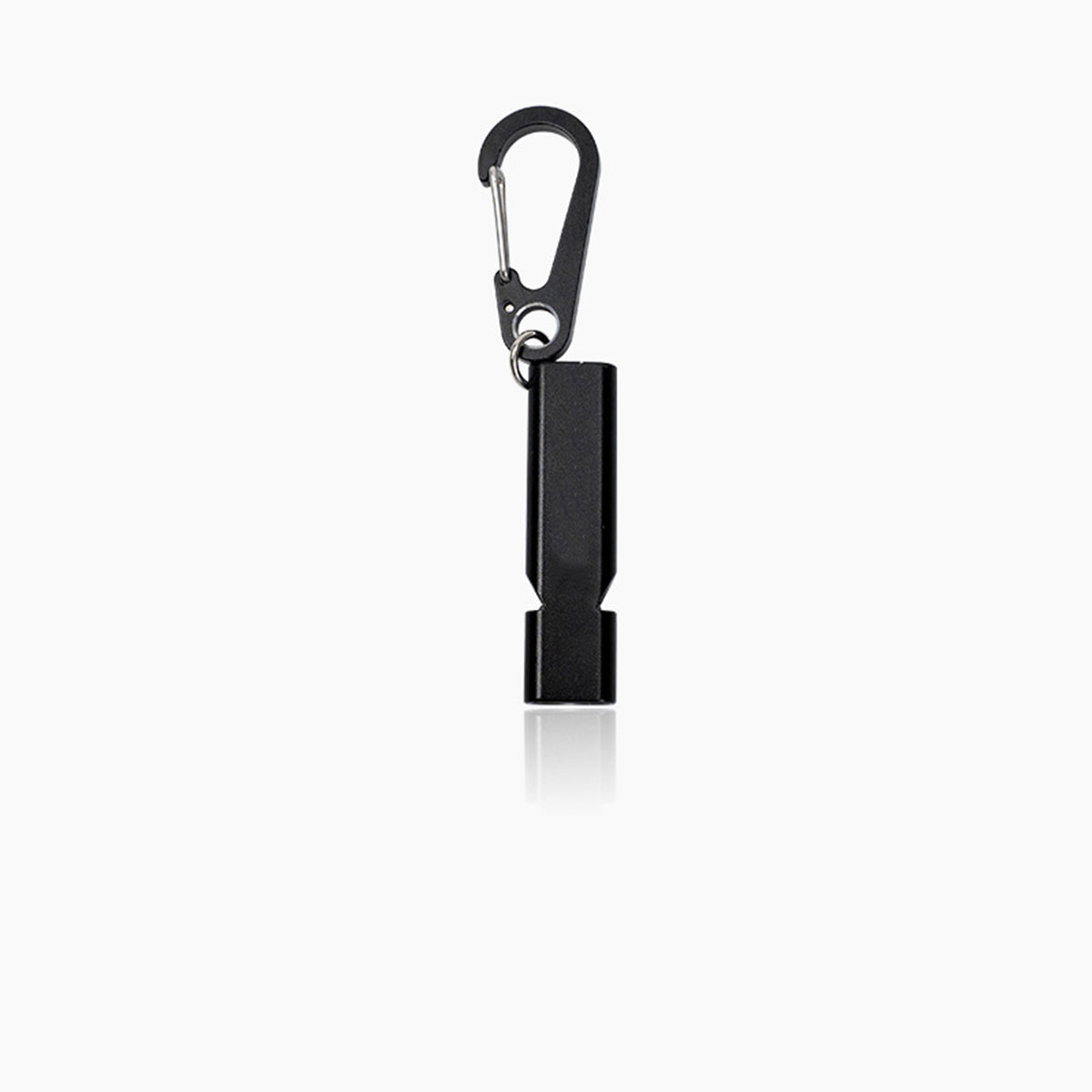 D Shape Carabiner Aluminum Alloy Whistle