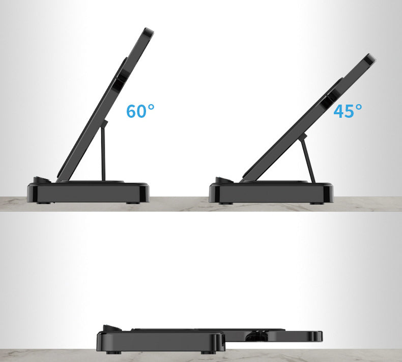 Foldable Wireless Charger Station Magnetic Wireless Charger W/A Charger Plug