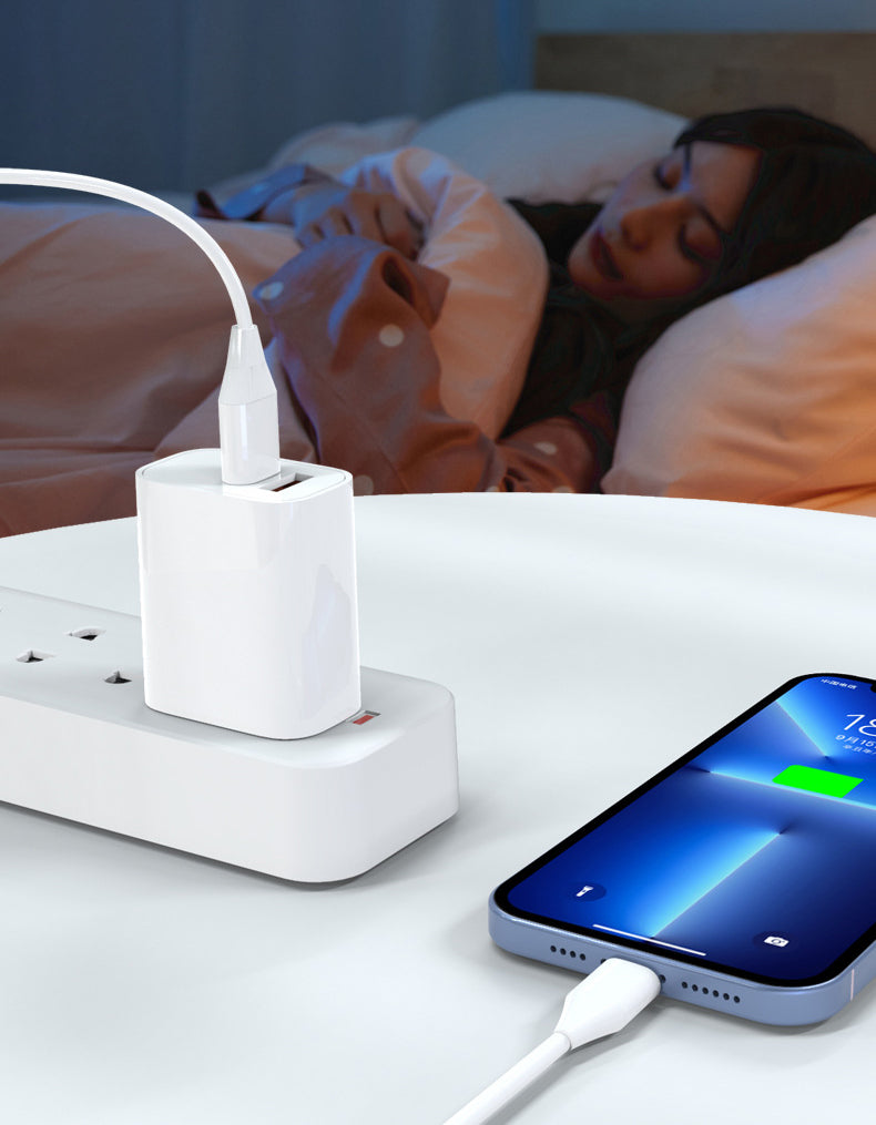 PD 20W + 3.0QC Dual Port Travel Charger W/ETL/FCC Certification