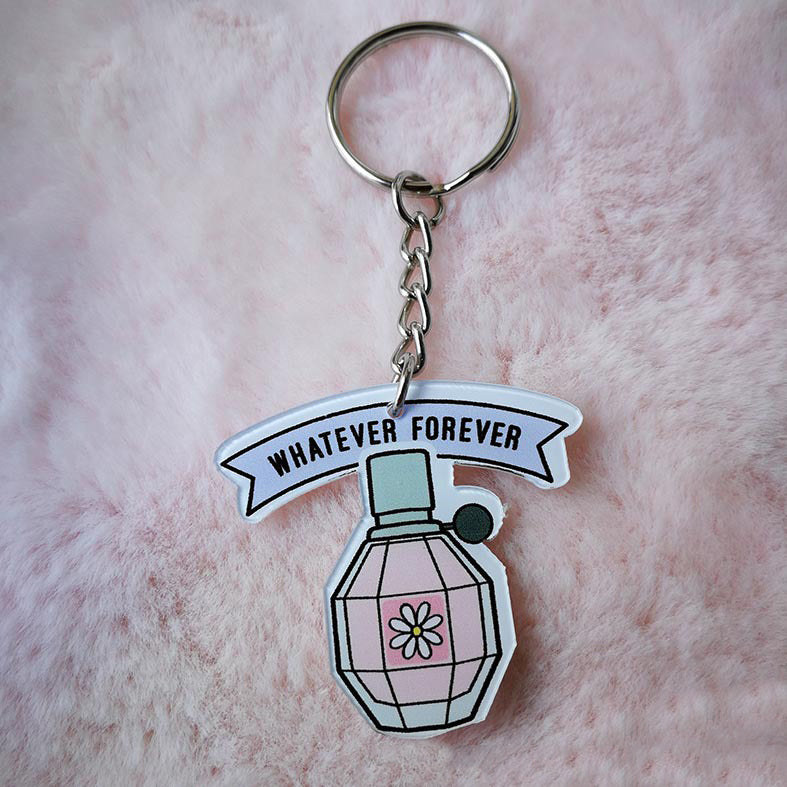 Scent-bottle Shaped Keychain Acrylic Key Ring For Souvenir- Two Sides Printing