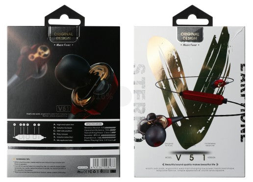 V5.0 Handfree Running Earbuds Neckband Wireless Sport Headset