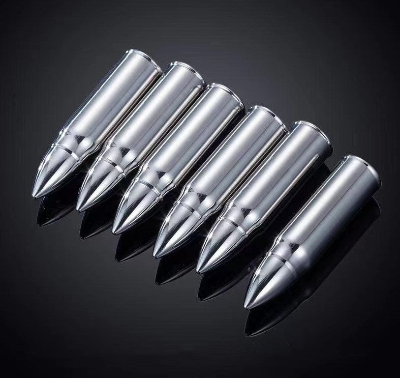 Silver #14 Bullet Shape Stainless Steel Metal Ice Cube