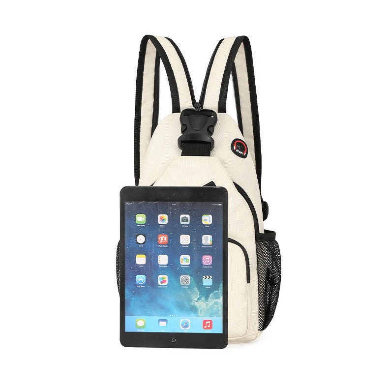 Oxford Sling Bag Chest Bag Shoulder Backpack Crossbody Bag For Men Women And Students