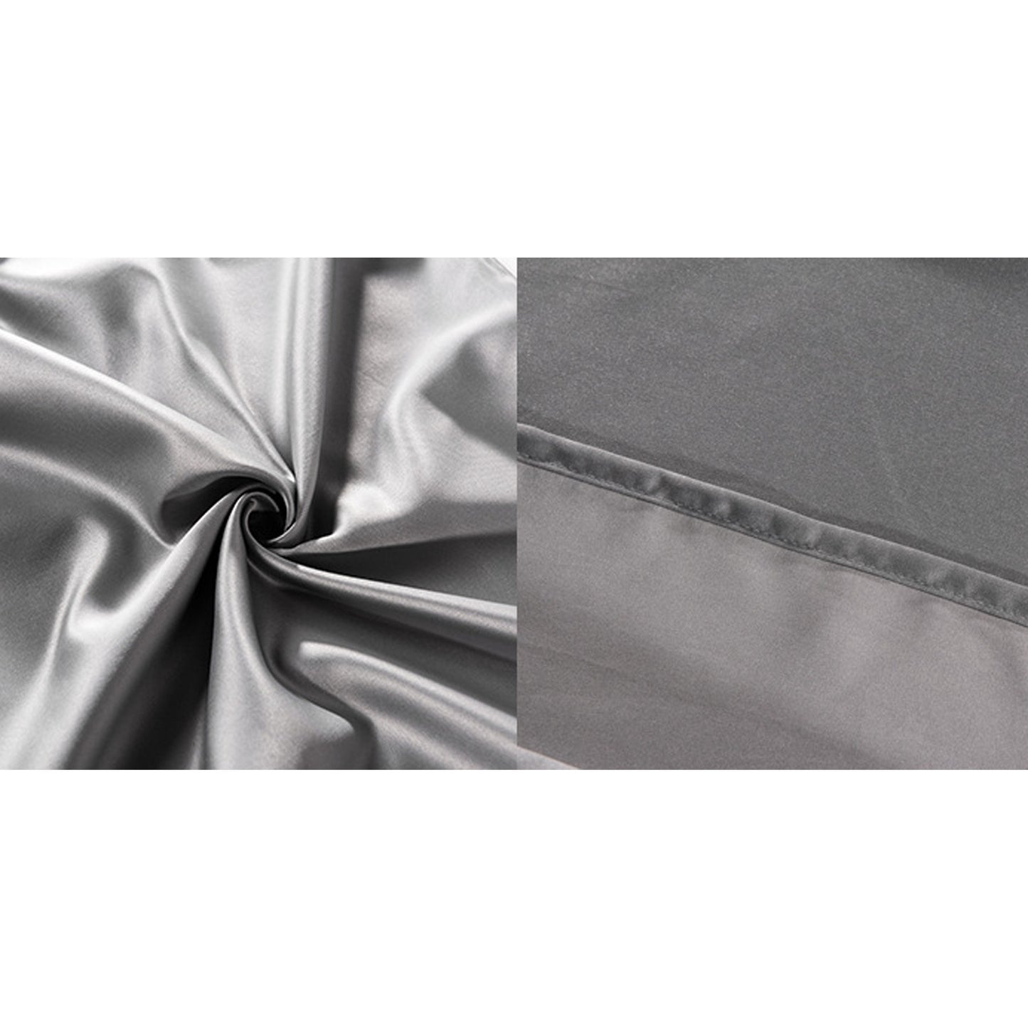 20 x 30 Inch Premium Square Satin Silk Throw Pillowcase - Envelope Closure