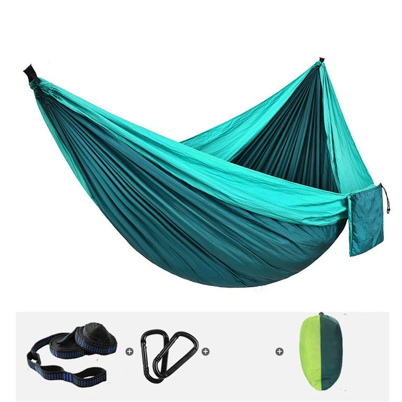 Ultralight 210T Nylon Portable Camping Hammock For Two Persons