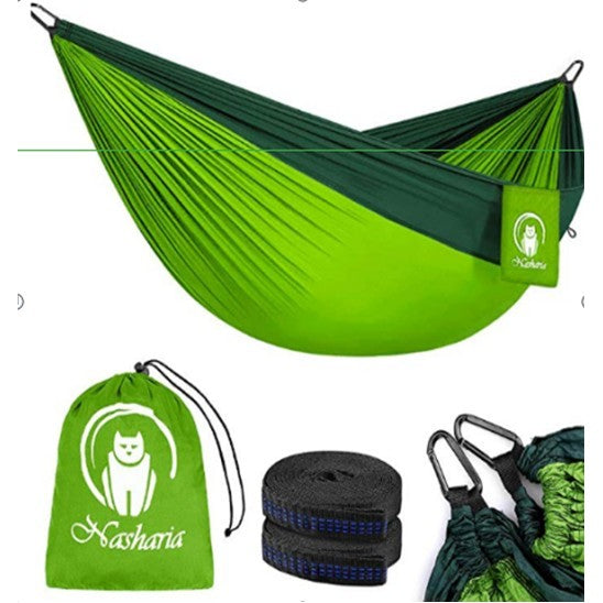 Ultralight 210T Nylon Portable Camping Hammock For Two Persons
