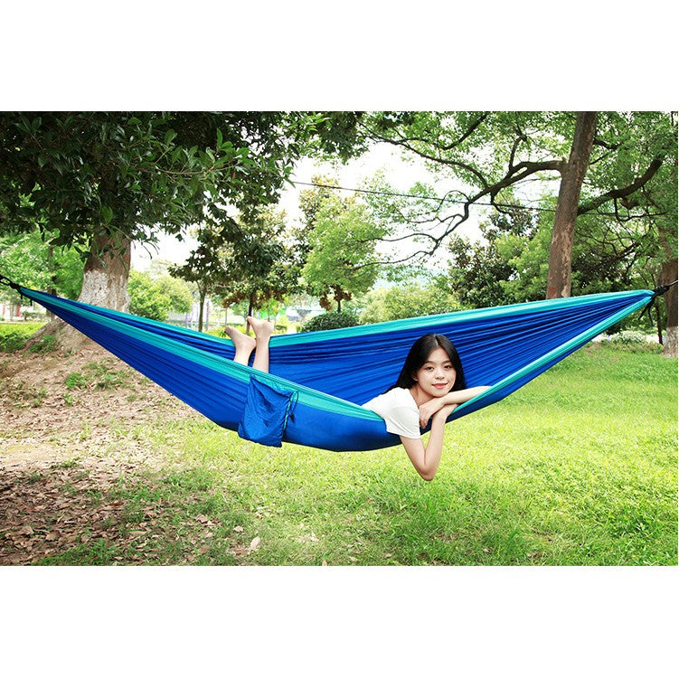 Ultralight 210T Nylon Portable Camping Hammock For Two Persons