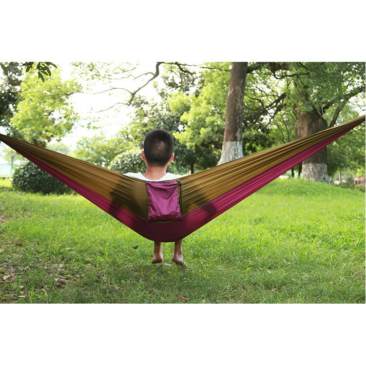 Ultralight 210T Nylon Portable Camping Hammock For Two Persons