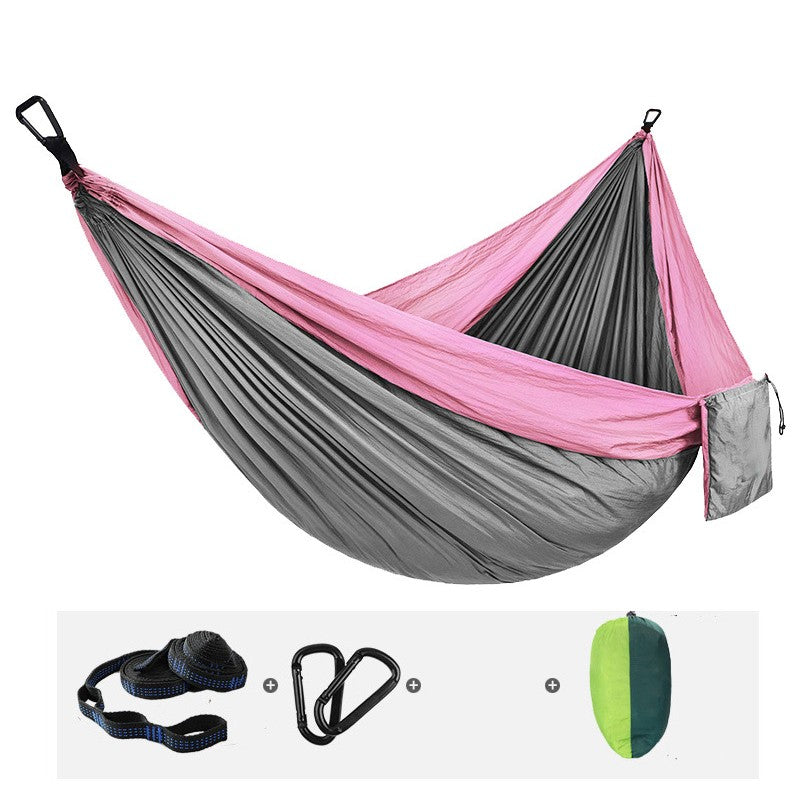 Ultralight 210T Nylon Portable Camping Hammock For Two Persons