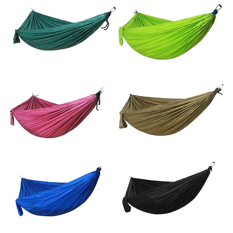 Ultralight 210T Nylon Portable Camping Hammock For Two Persons