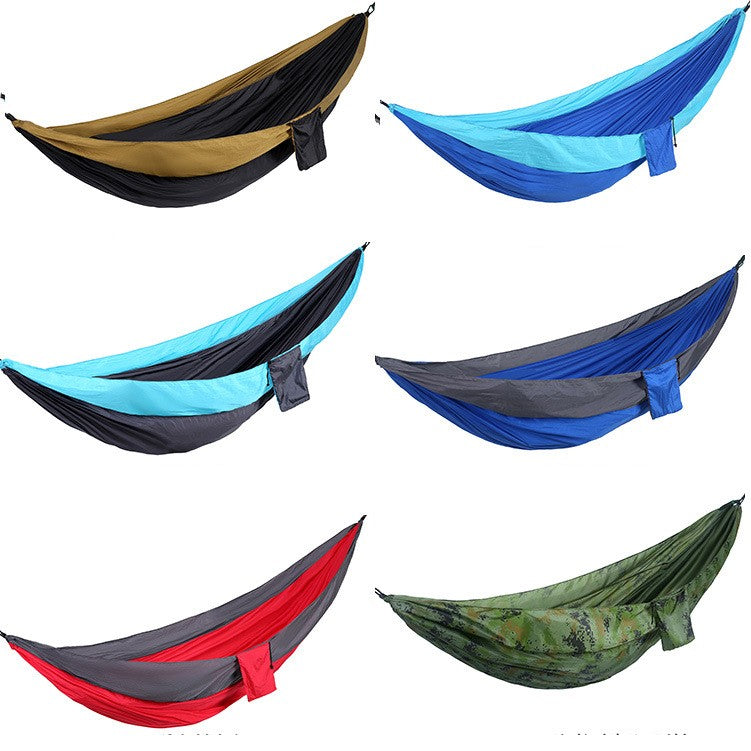 Ultralight 210T Nylon Portable Camping Hammock For Two Persons