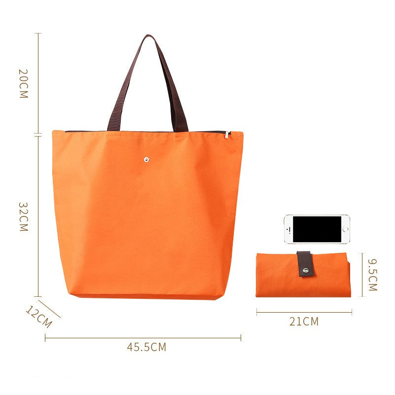 Folding Heavy Duty Oxford Groceries Bag Reusable Shopping Bags Large Foldable Tote Bag (Model A)