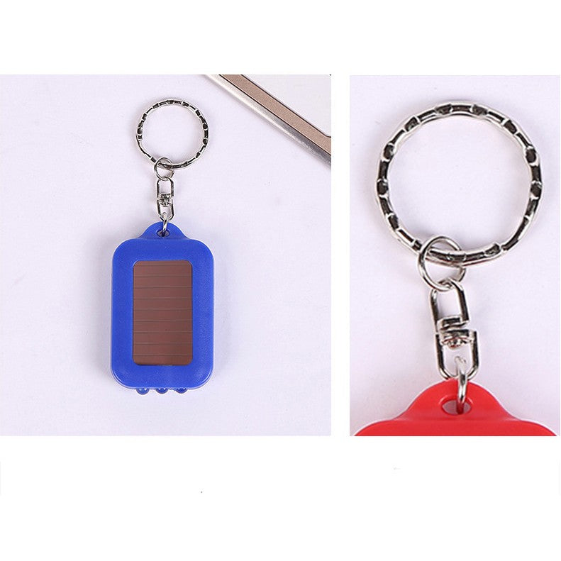 Solar Energy Power Keychain Lamp Light