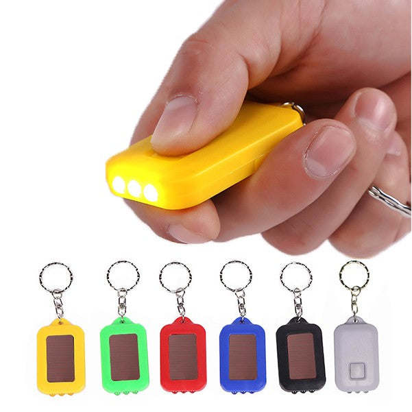 Solar Energy Power Keychain Lamp Light
