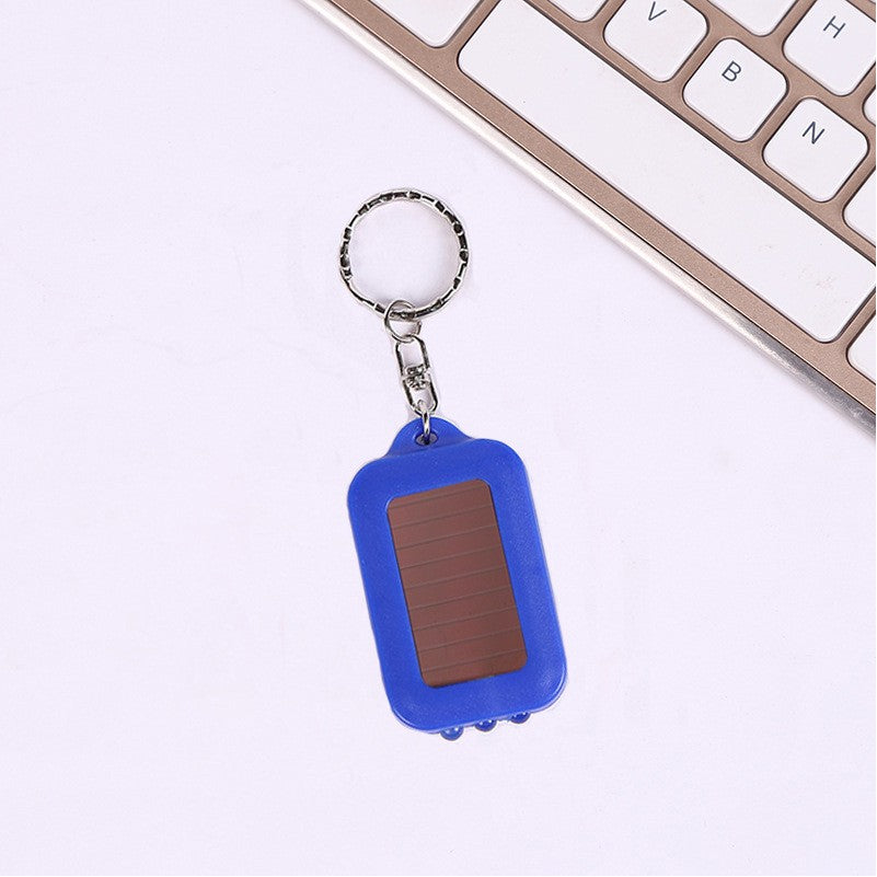 Solar Energy Power Keychain Lamp Light