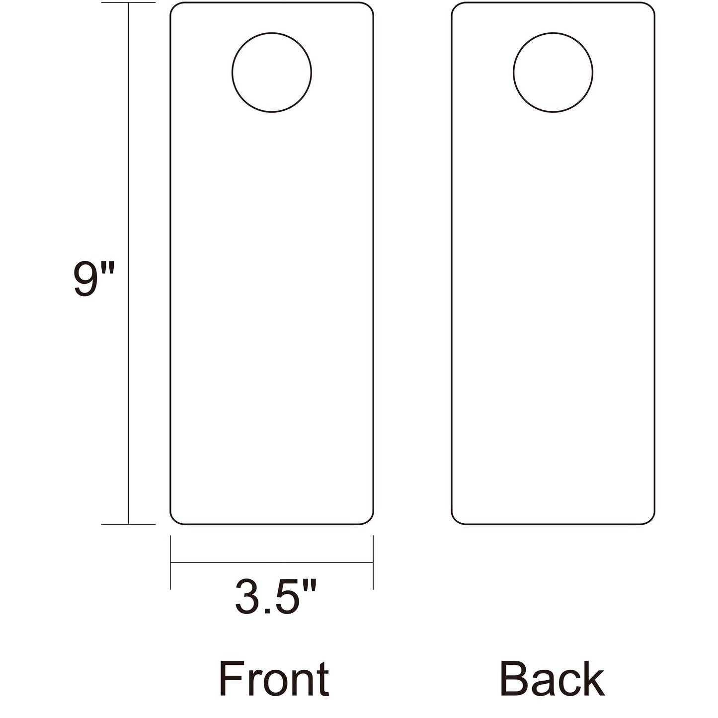 Custom Door Hanger