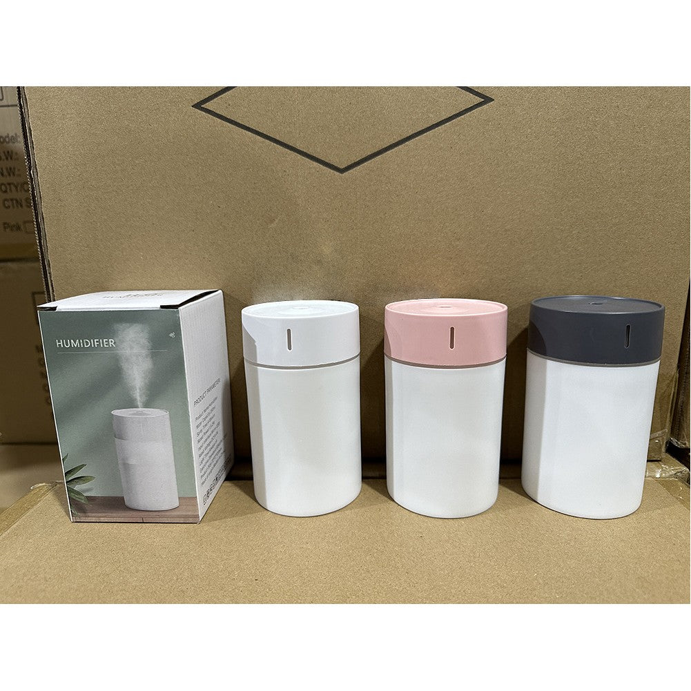 260ml Mini Portable USB Humidifier Cool Mist Humidifier W/Night Light For Bedroom Travel Office Home