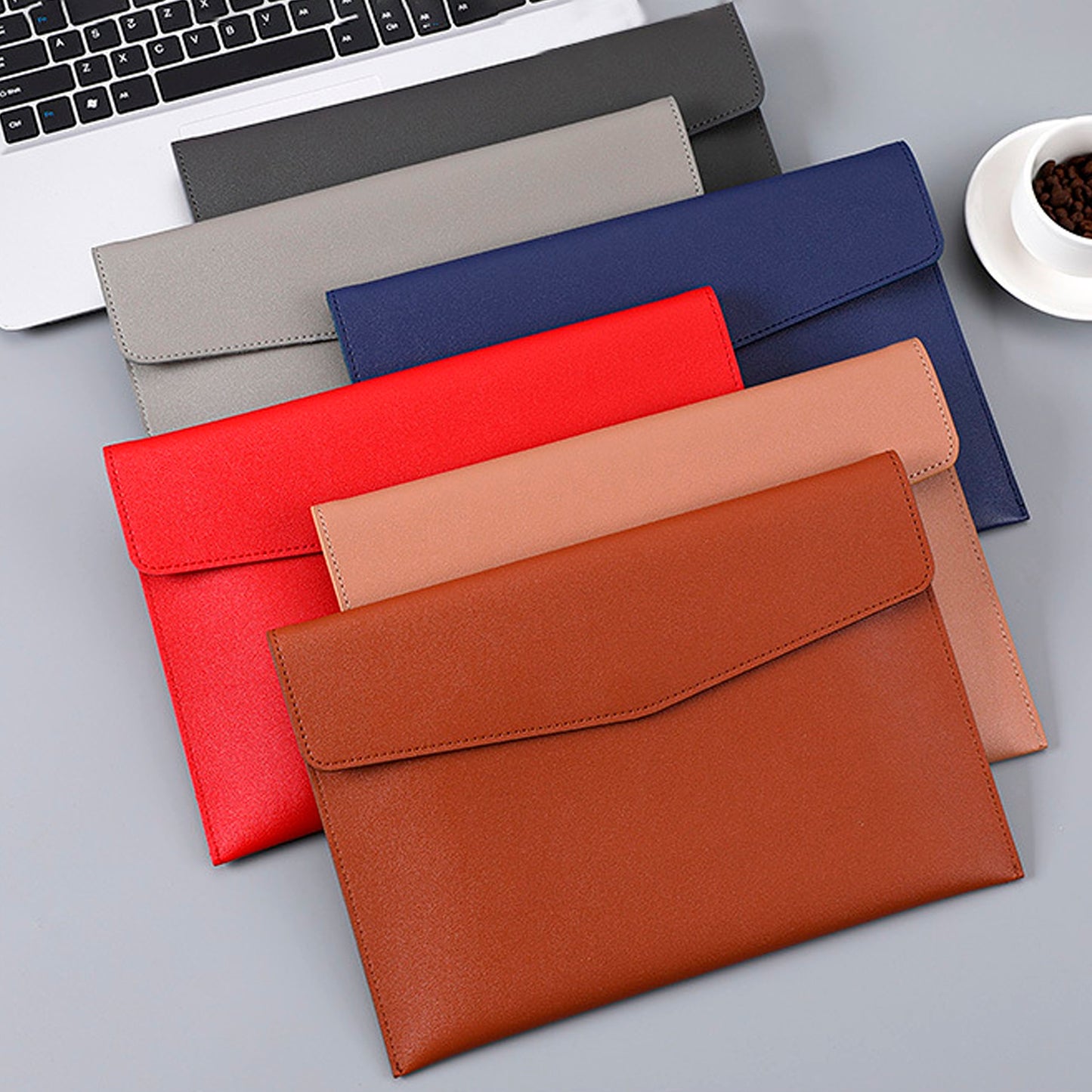 PVC Leather A4 Document Bag