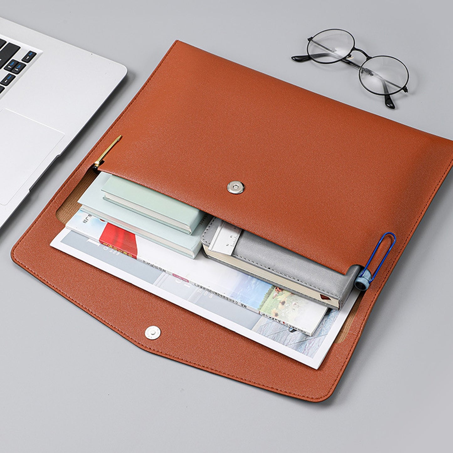 PVC Leather A4 Document Bag