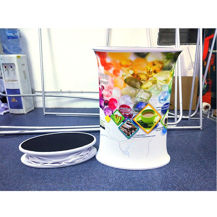 Oval Shape Collapsible Podium