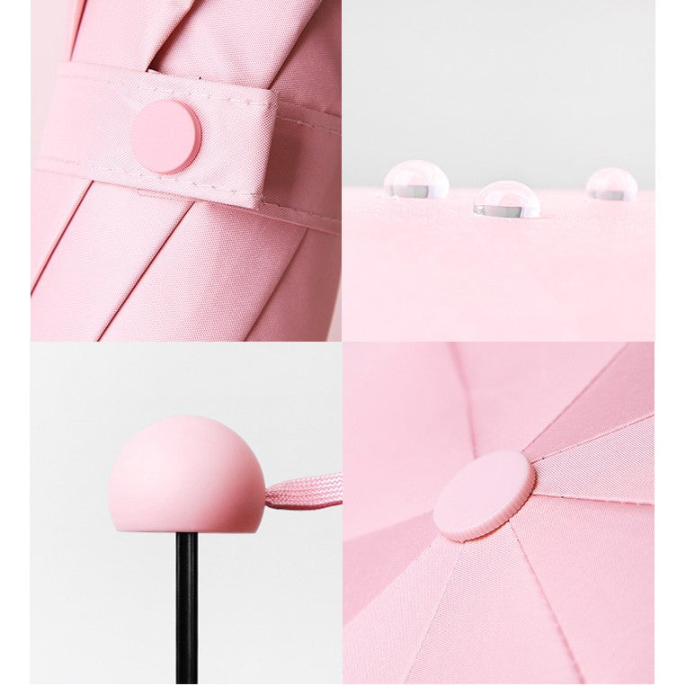 5 Fold Travel Lightweight Protable Pocket Mini Capsule Umbrella Manual Open 8 Panels Umbrella