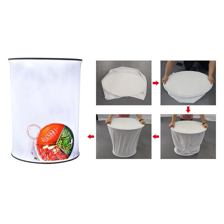 Oval Shape Collapsible Podium