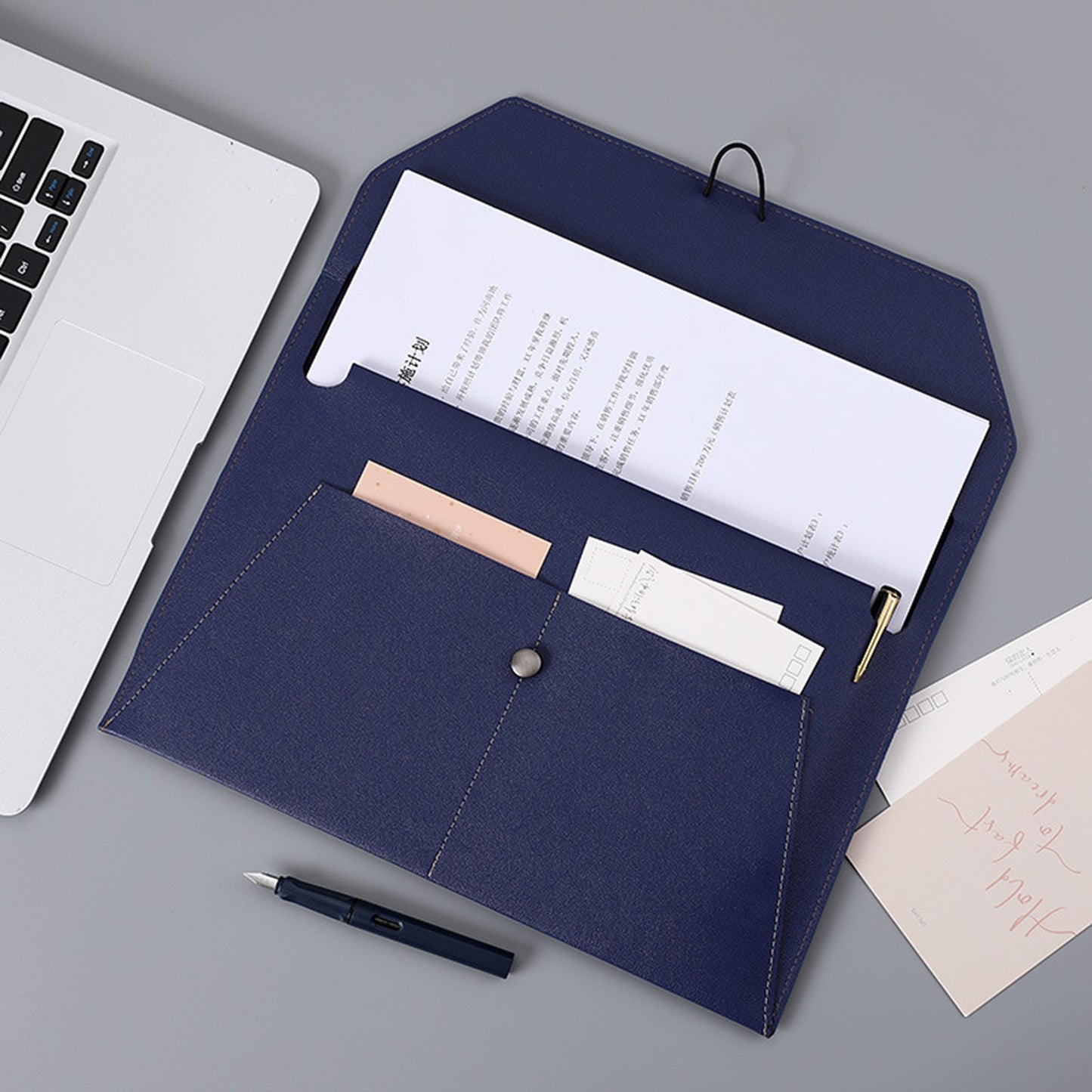 PVC Leather A4 Document Bag