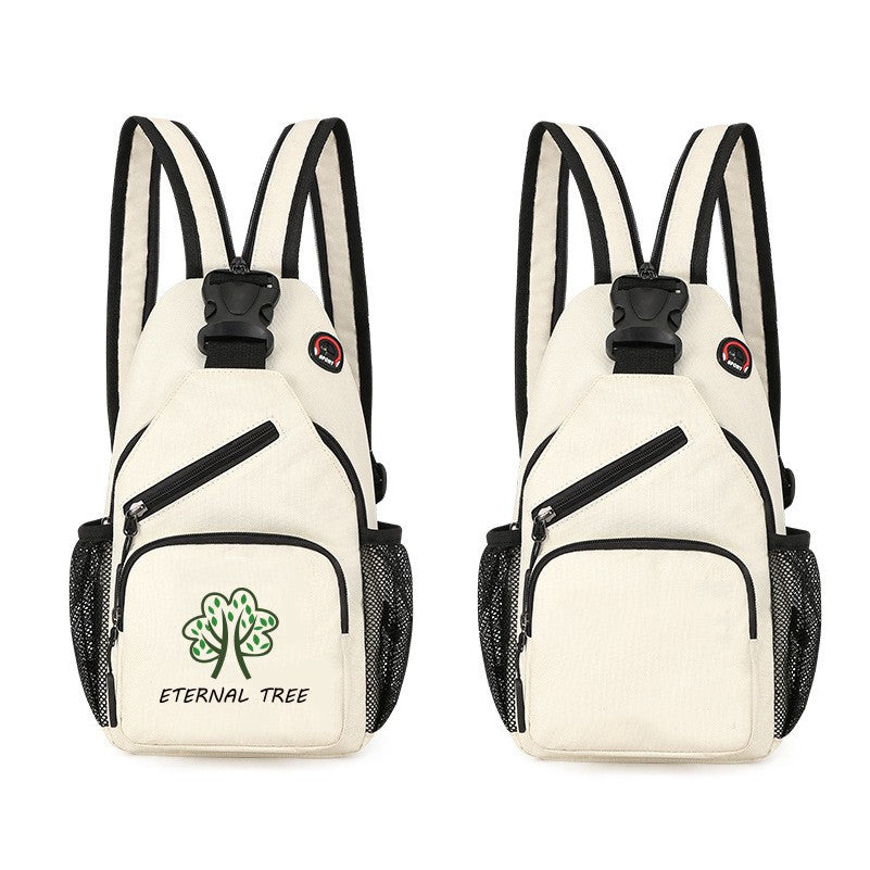 Oxford Sling Bag Chest Bag Shoulder Backpack Crossbody Bag For Men Women And Students