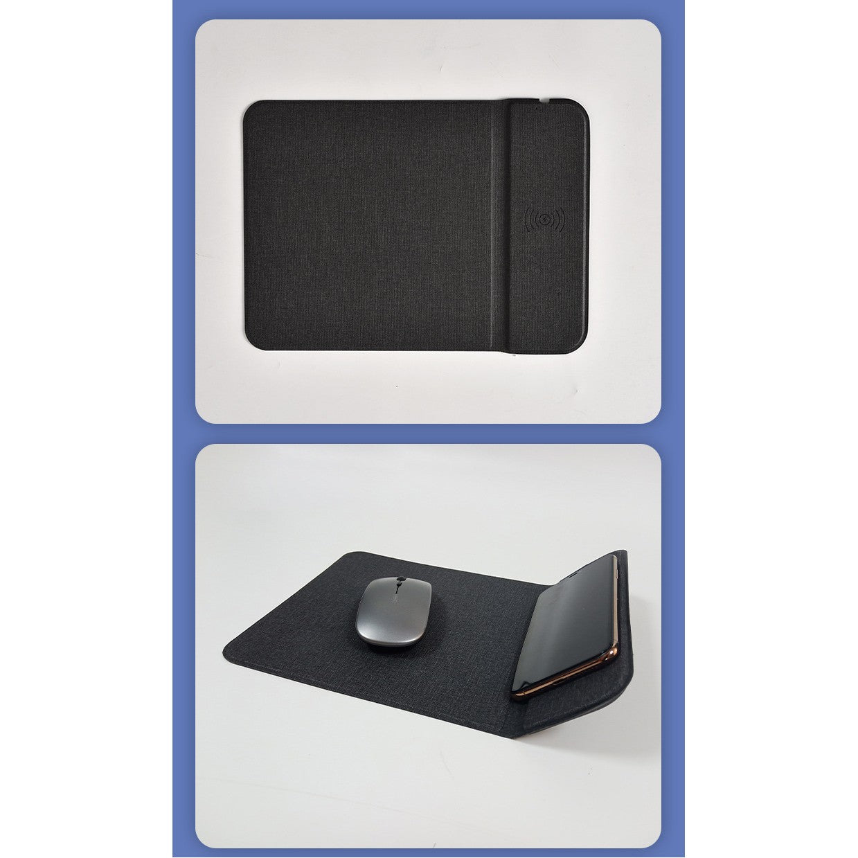 15W Wireless Mouse Pad w/Kickstand