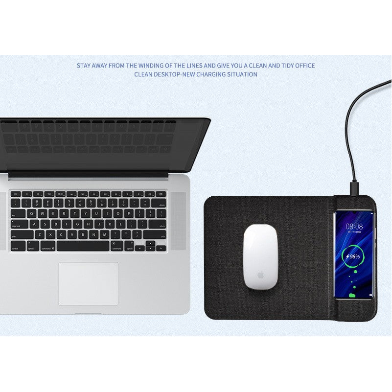 15W Wireless Mouse Pad w/Kickstand