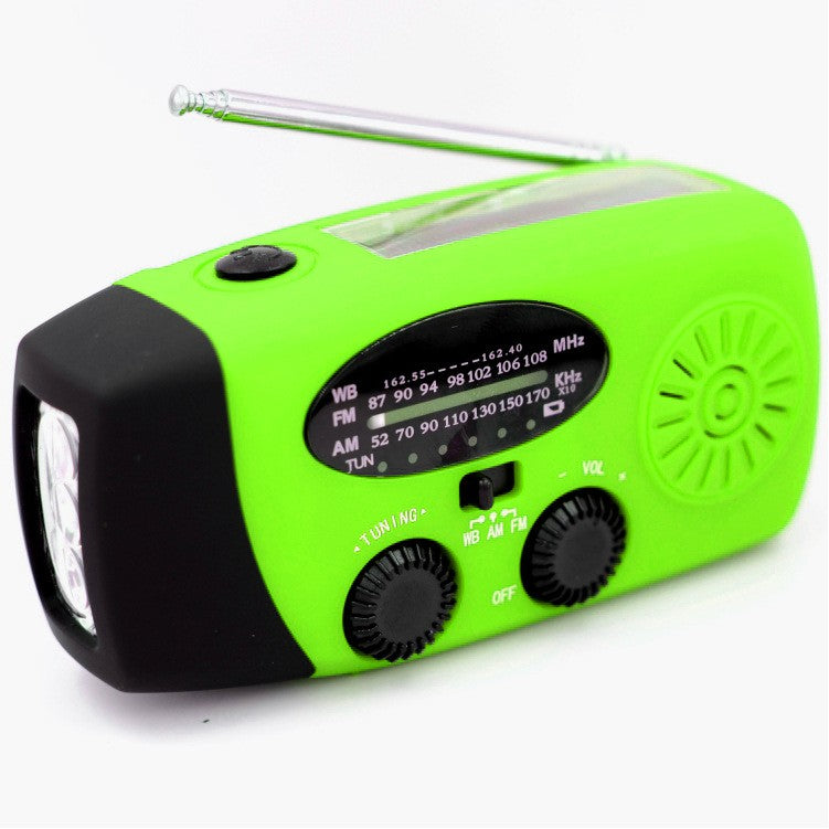 2000 mAh AM/FM NOAA Radio w/Cellphone Charger & Flashlight