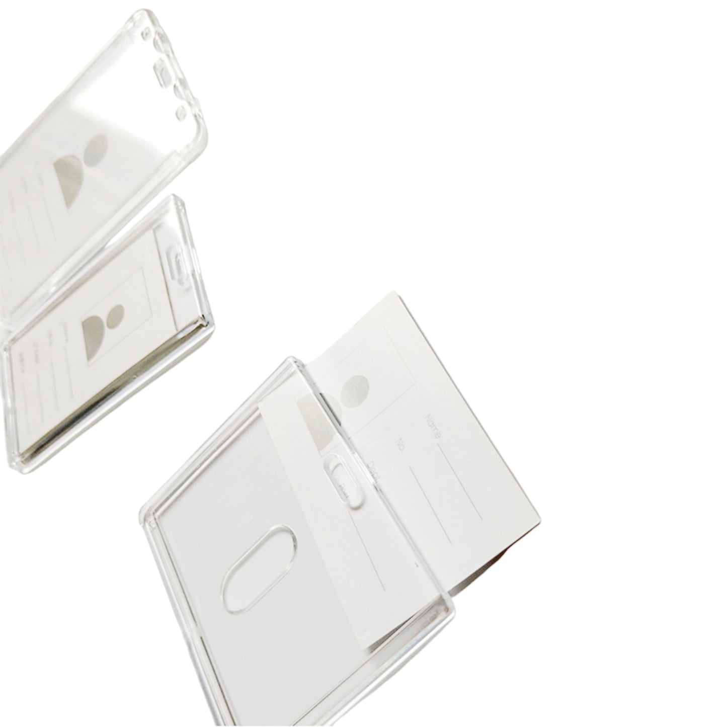 Simple Vertical Acrylic Exhibition Card Holder