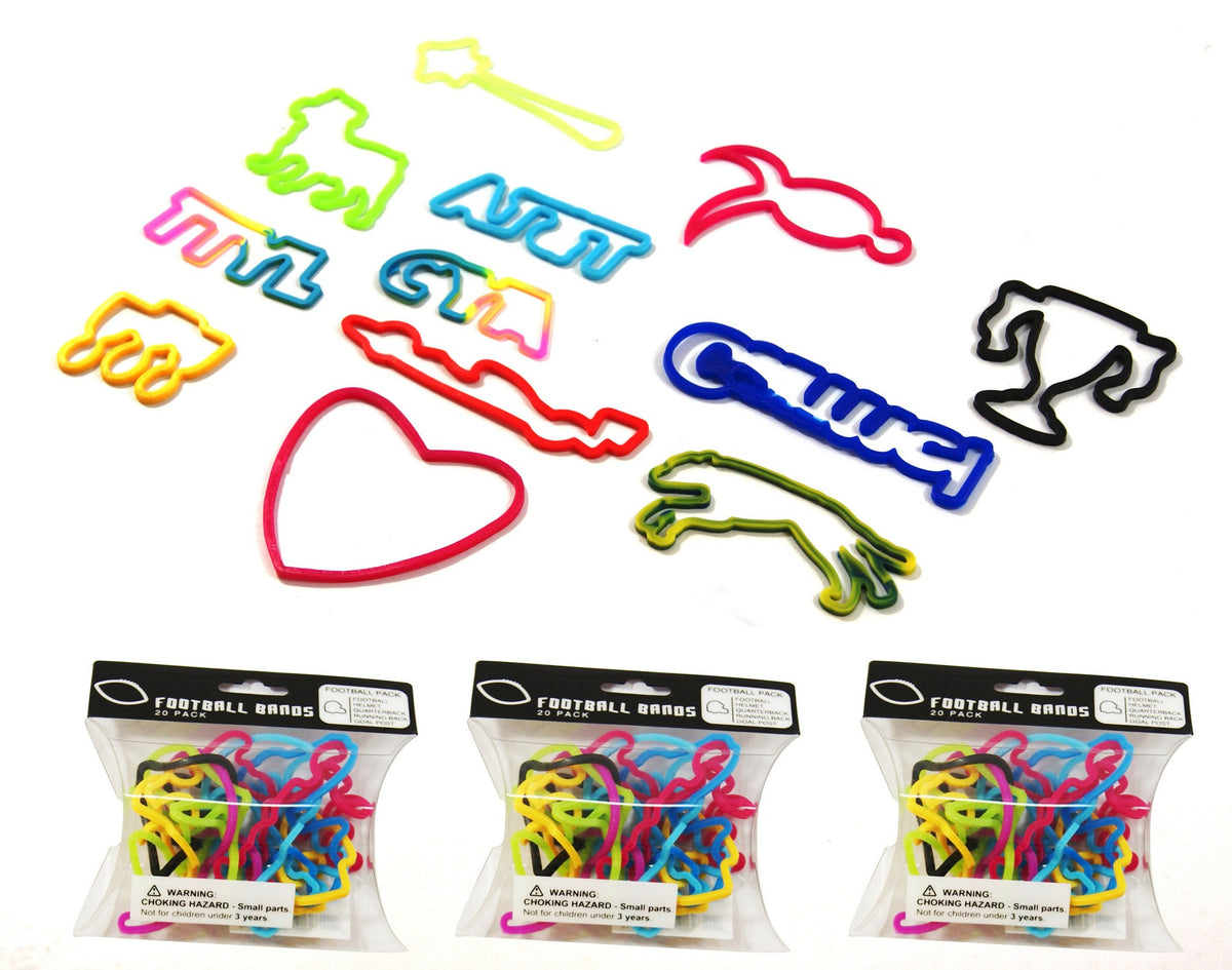 Silicone Silly Band - 12 Bands Each Blister